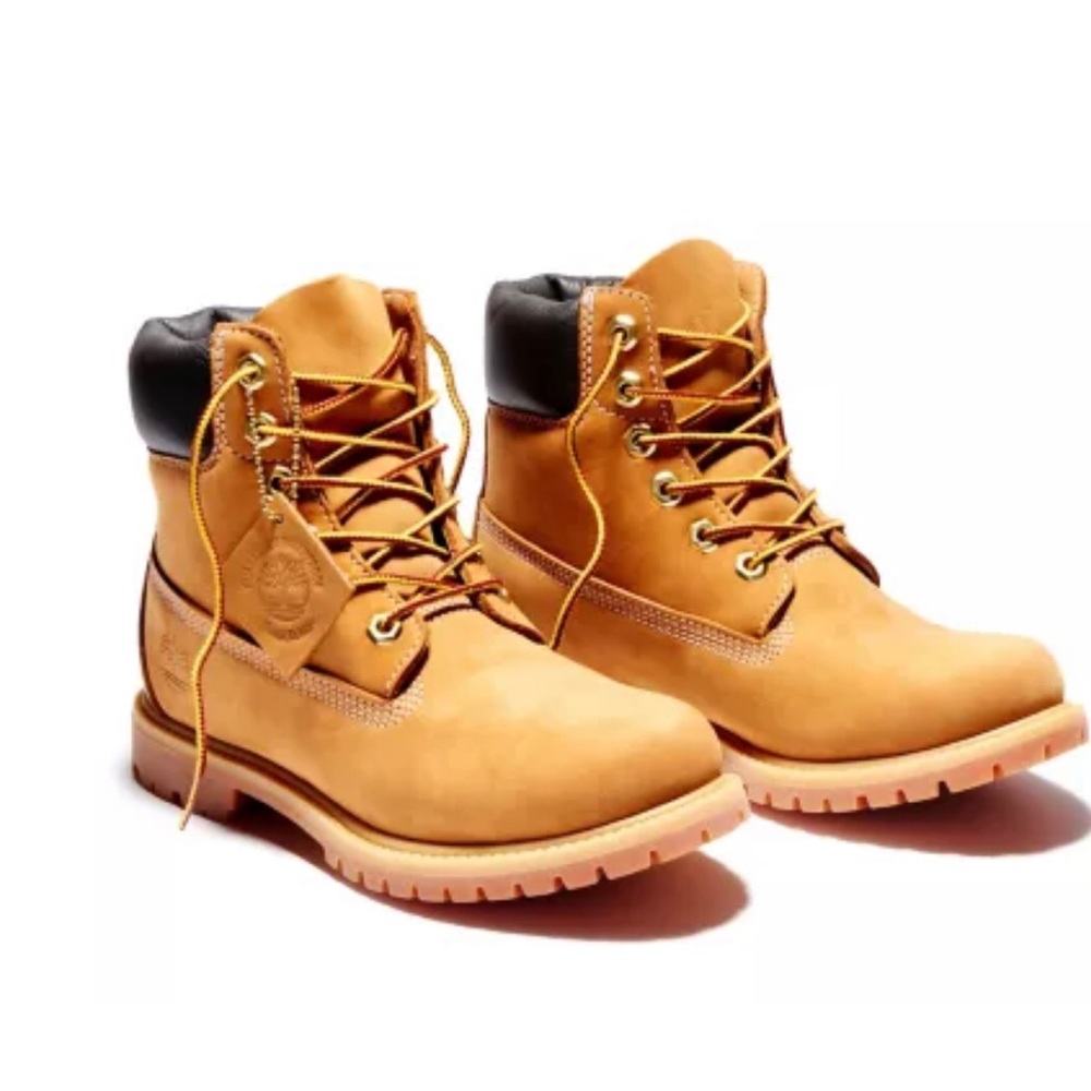 Timberland Premium 6-inch Waterproof Boots in Wheat Nubuck - Women’s 7/Mens 5.5